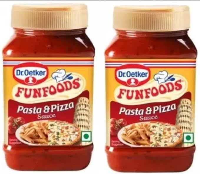FunFoods Pasta & Pizza Sauce 325 Gram Pack Of 2 650 g (Pack of 2)