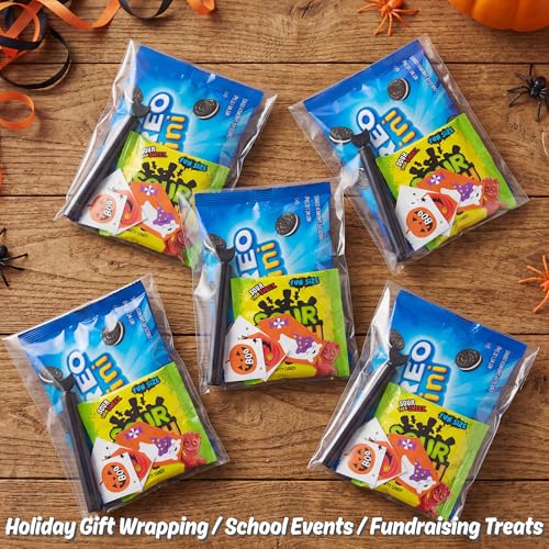 Image of Wowfit 200 CT 5x7 Clear OPP Plastic Bags, Re-Sealable Self-Sealing Cello Bags Great for Cookies, Decorative Wrappers, Party Favors, Candy and More (5' x 7')