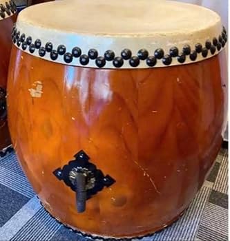 Amazon.co.jp: 和太鼓 太鼓 たいこ 1.6尺 長胴太鼓 和楽器 宮