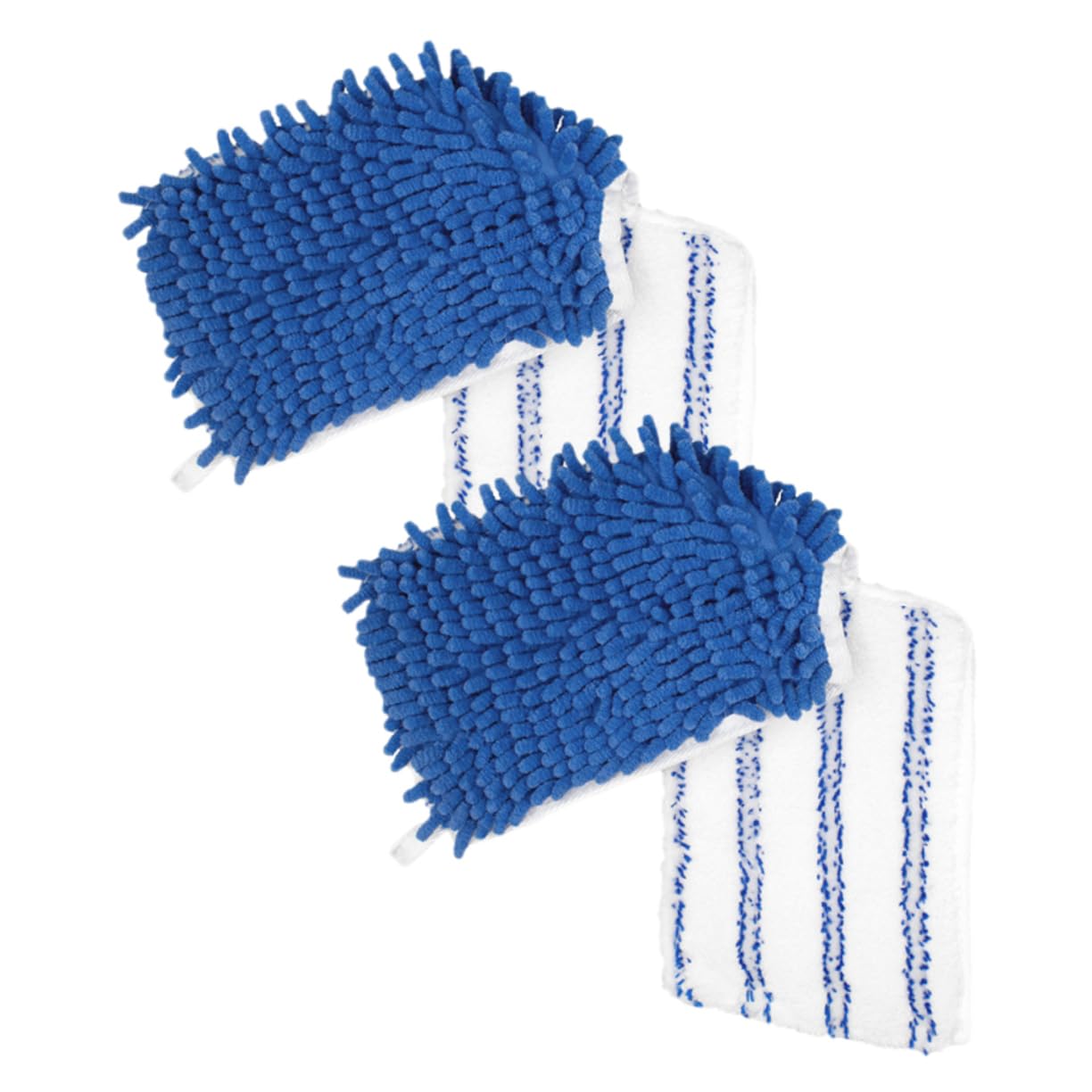 Ipetboom 6pezzi Panni Sostitutivi Chenille per Mop Ricambi Riutilizzabili per Pulizia Pavimenti Assorbe Sporcizia Compatibili con Superfici Ceramica e Piastrelle