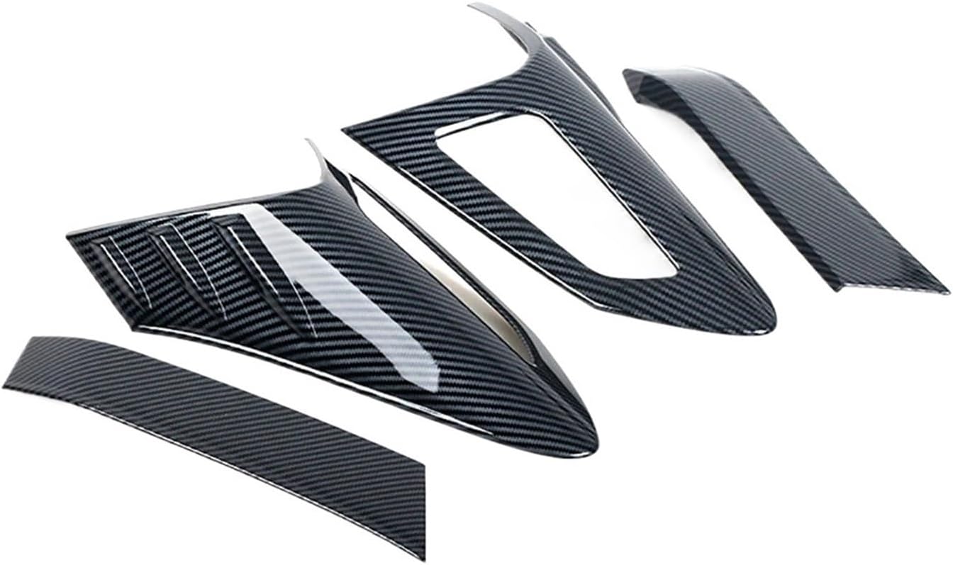 4Pcs Rear Back Lamp Tail Light Cover Trim Frame Protector Sticker Car Styling Accessory Compatible For Toyota CHR C-HR 2016 2017 2018(Silver)