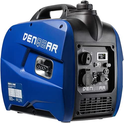 DENQBAR Groupe électrogène Inverter 2100 W Générateur portable insonorisé, DQ-2100