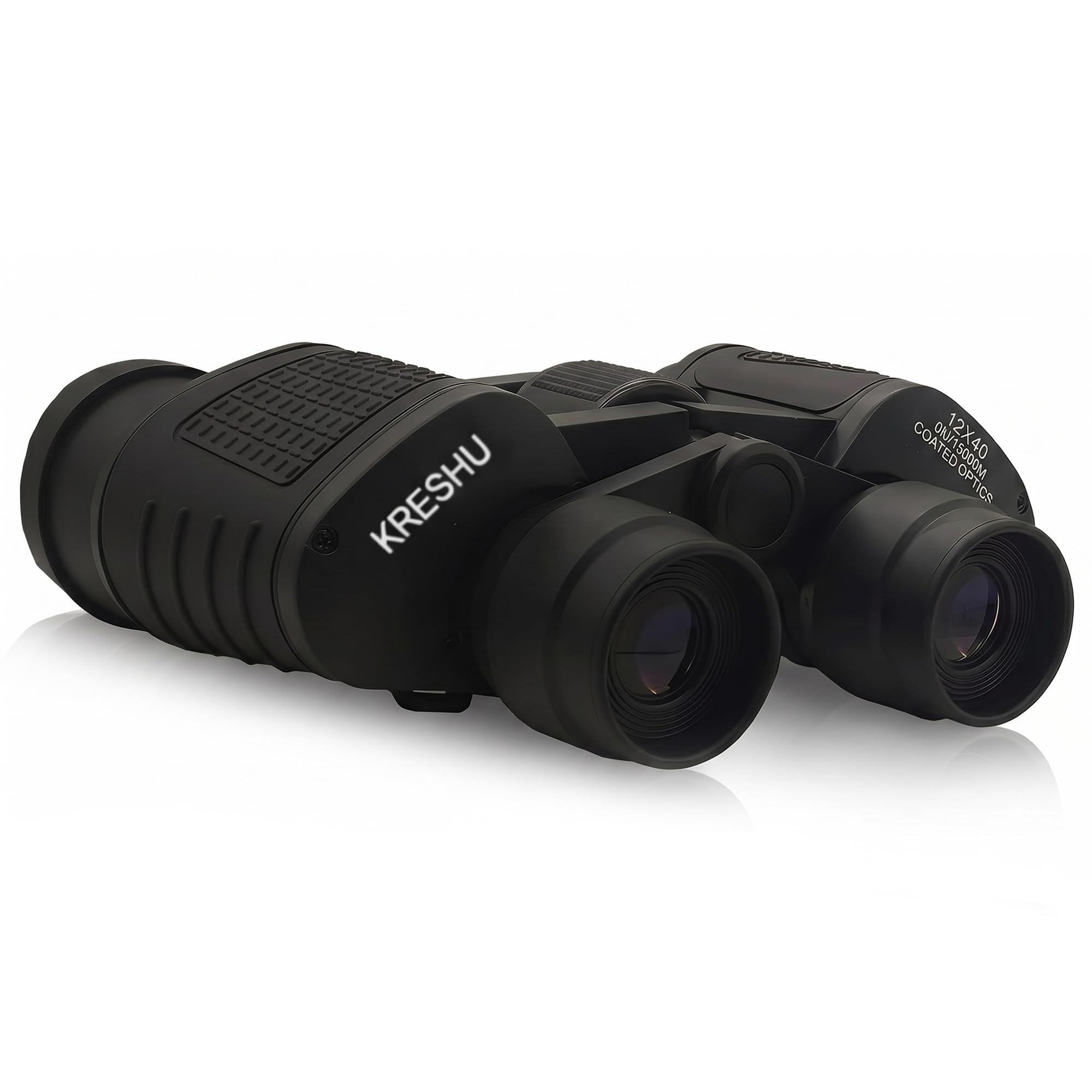 kreshu 12x40 zoom long distance binoculars | lightweight professional binoculars for birdwatching, hiking, camping & sports | hd vision kids binoculars with focus lens & fine grip (pack of 1)