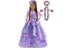 Isabela Encanto Costume with Light Up Skirt for Girls
