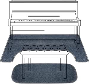 Aazon.co: Piano Soundproof Rug, Soundproof Carpet For Piano, Piano