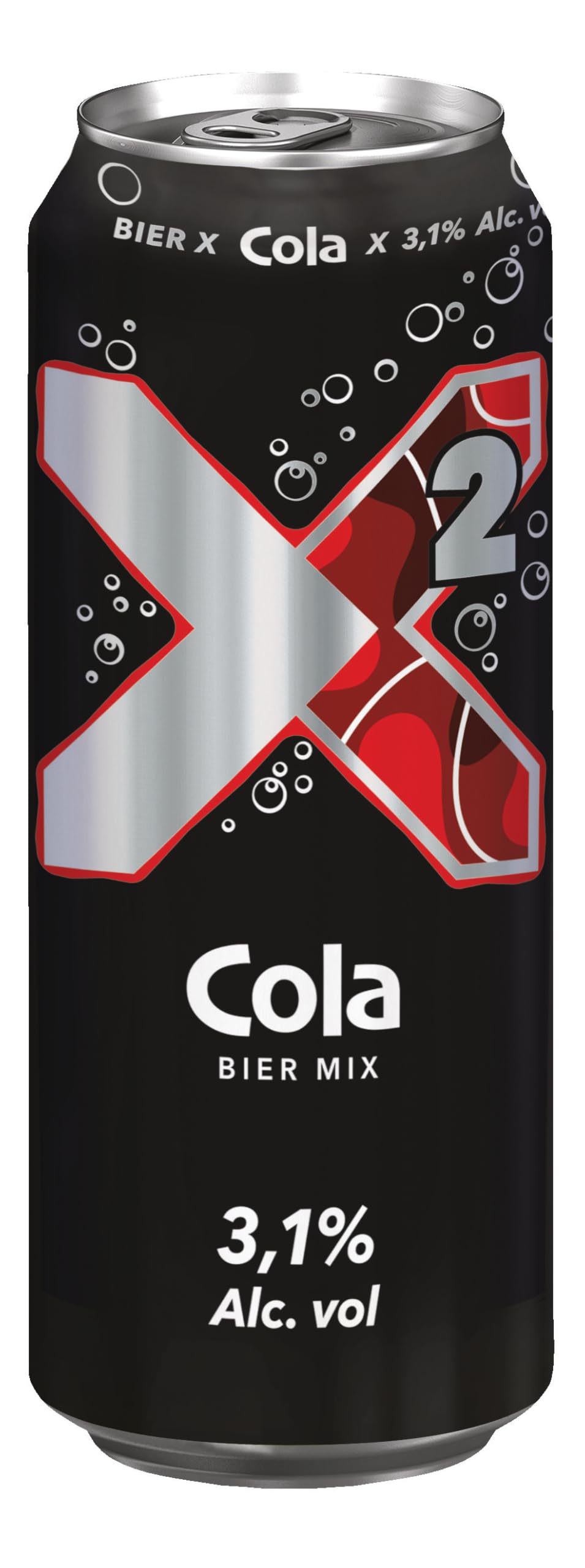X QUADRAT X² Cola Biermix Dosen-Bier 24x0,5L