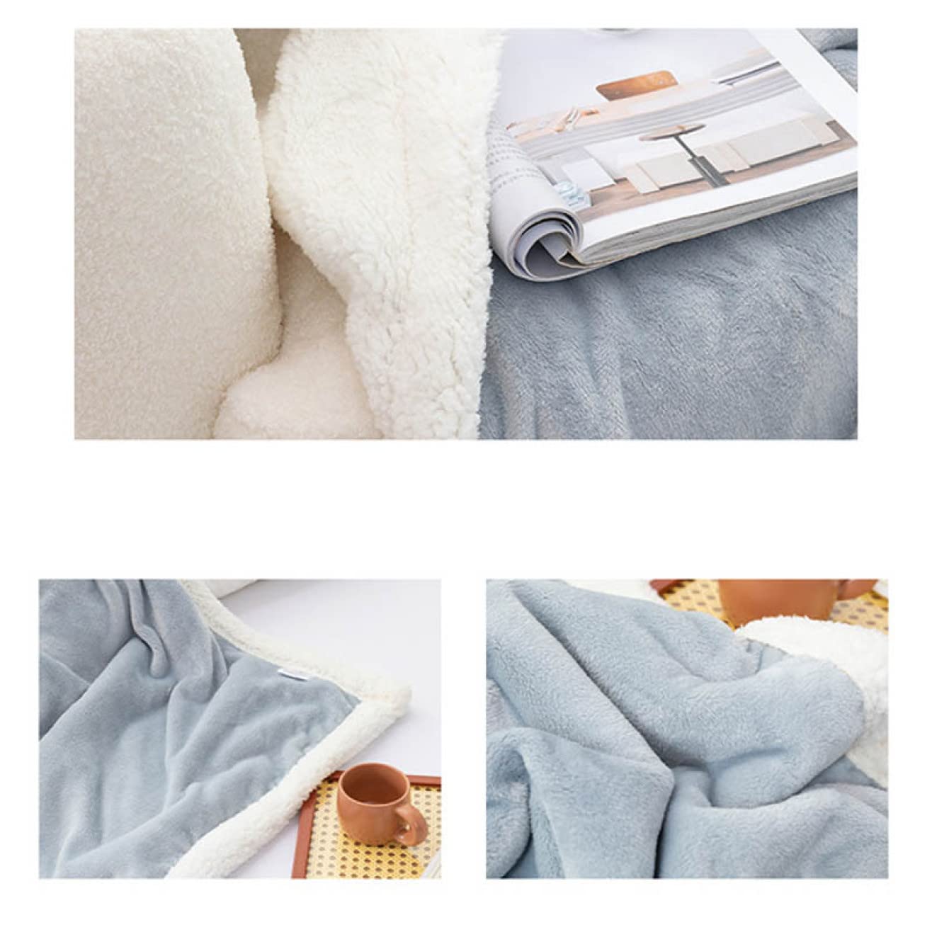 Amazon｜[BKVB] 毛がつきにくいブランケット 毛布 カラー 洗濯可能 150