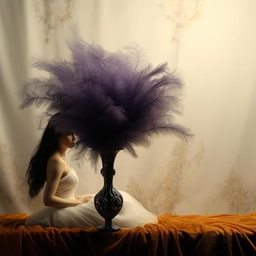 Miniatura 6 de Acfruits Decoración de césped sintético de las pampas, arreglo floral de pompas de 21.7 pulgadas y relleno de jarrón para decoración bohemia del