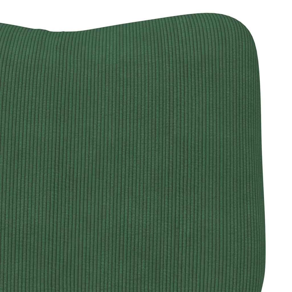 Fotel zielony dżungla 63 x 67 x 94 cm materiał z podłokietnikami i nogami z