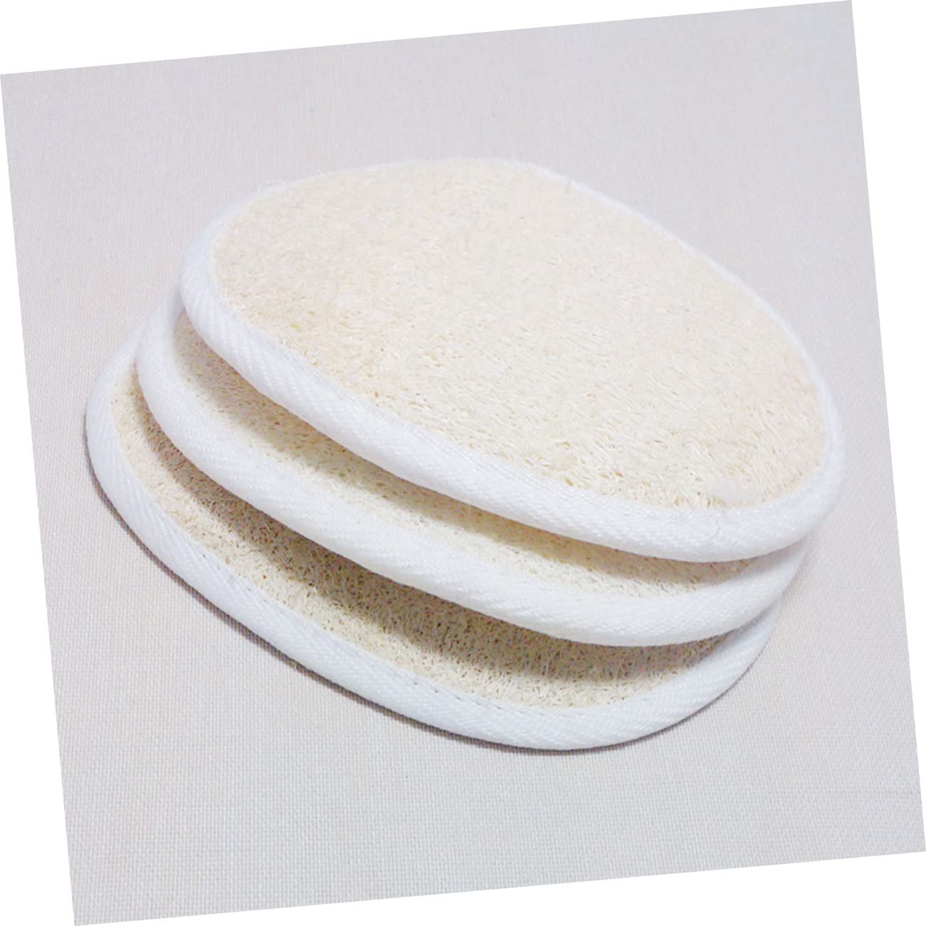 FRCOLOR 6 spugne esfolianti per bodyscrubber loofah bath sponge loofah sponge pad luffa spugna tampone esfoliante tampone esfoliante tampone per piante da bagno