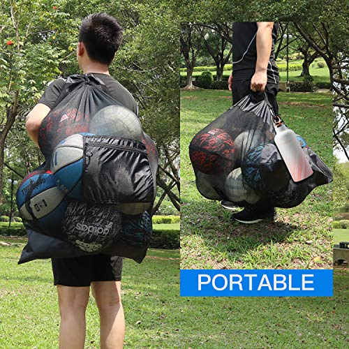 image for Kitdine Extra Large Ball Bag,Duty Mesh Equipment Bag,Adjustable Should