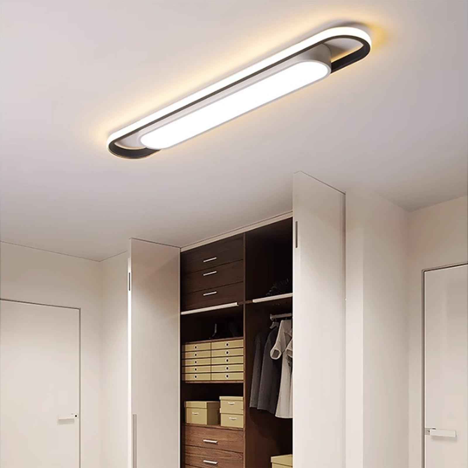 Liniowy Dioda LED światło Sufitowe Nowoczesne Kreatywne Lampa Sufitowa