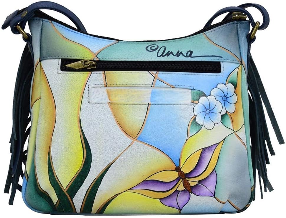 Anna by Anuschka Fringed Large Crossbody