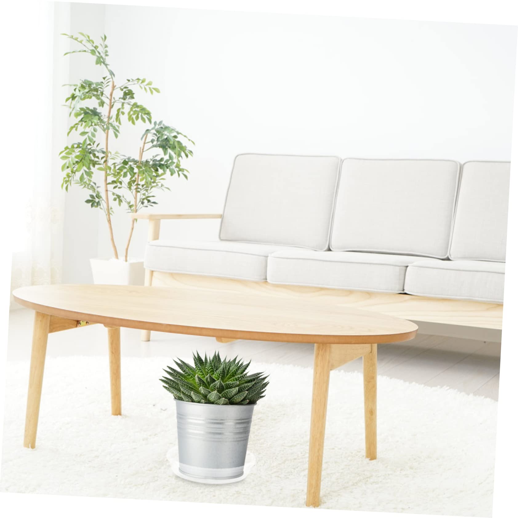 ifundom 30stücke Teiliges Transparenter Blumentopfuntersetzer Runde wasserdichte Kunststoffschalen Für Blumen Und Pflanzgefäße Für Garten Und Zuhause Langlebig Und Leicht Zu Reinigen