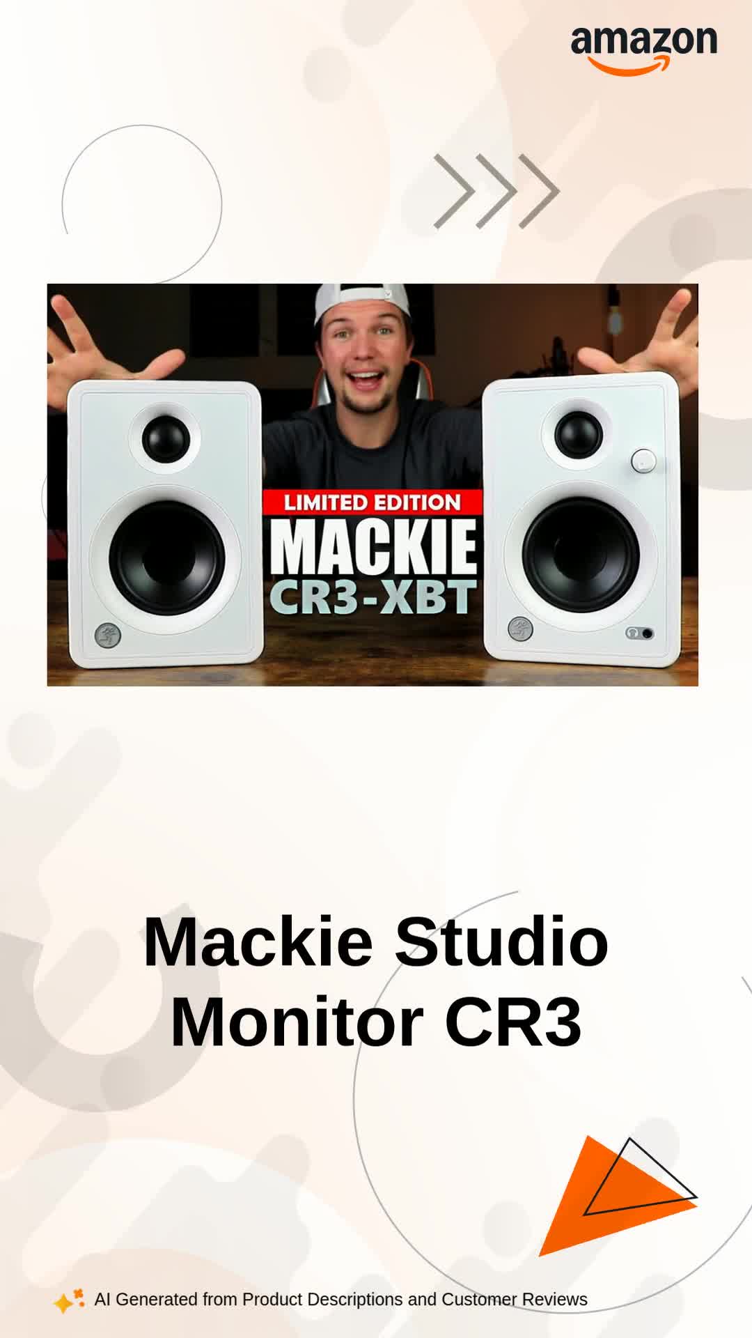 Mackie Studio Monitor (CR3-XLTD-WHT [Pair]) : Amazon.in: Musical