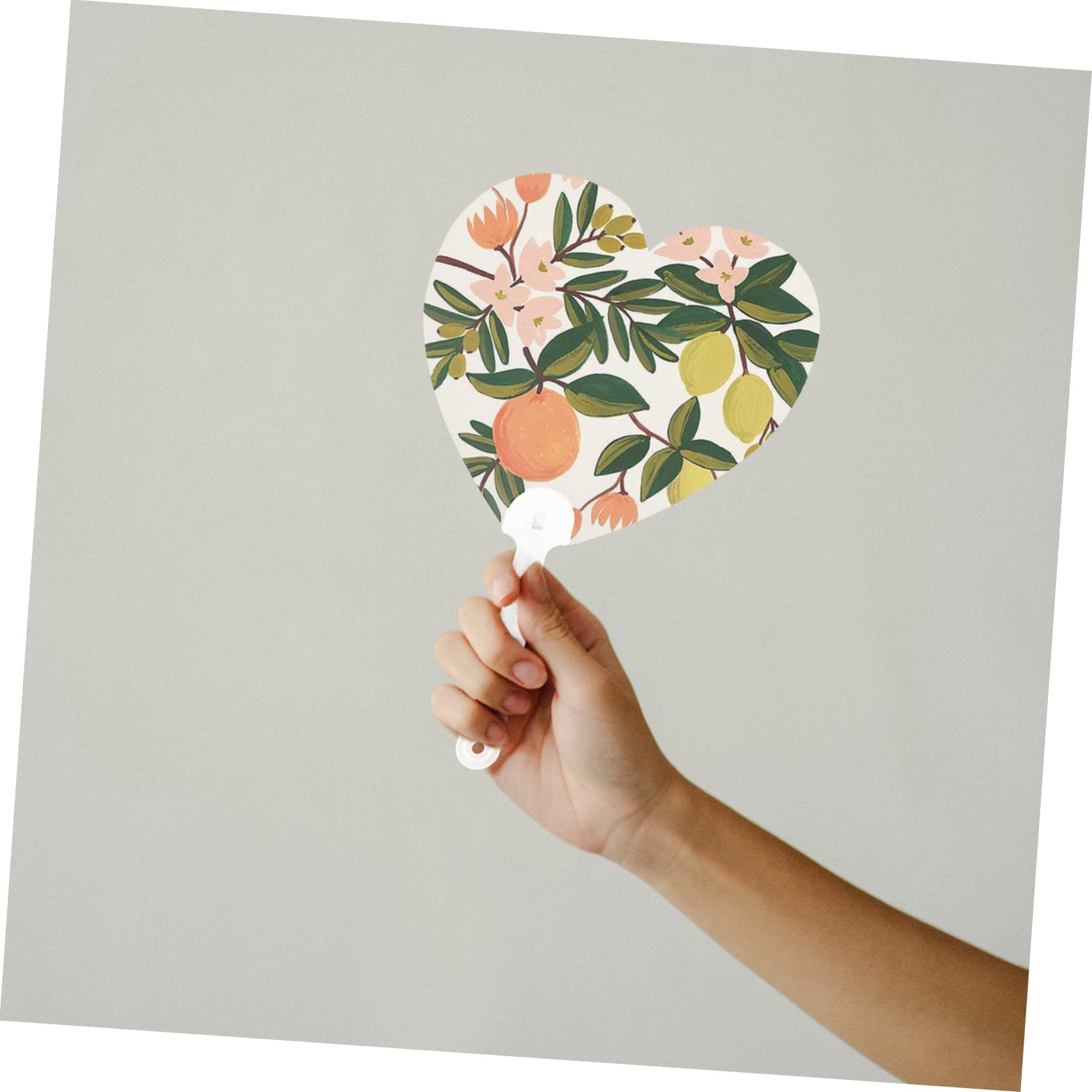 HEMOTON Ventaglio Vuoto Portatile da Mano 50 Pezzi in Pvc per Disegno DIY | Ragazzo Ragazza, Uso Pittura e Graffiti, Design Trasparente, Stile Misto, Accessorio per Attività Creative Stile Casuale