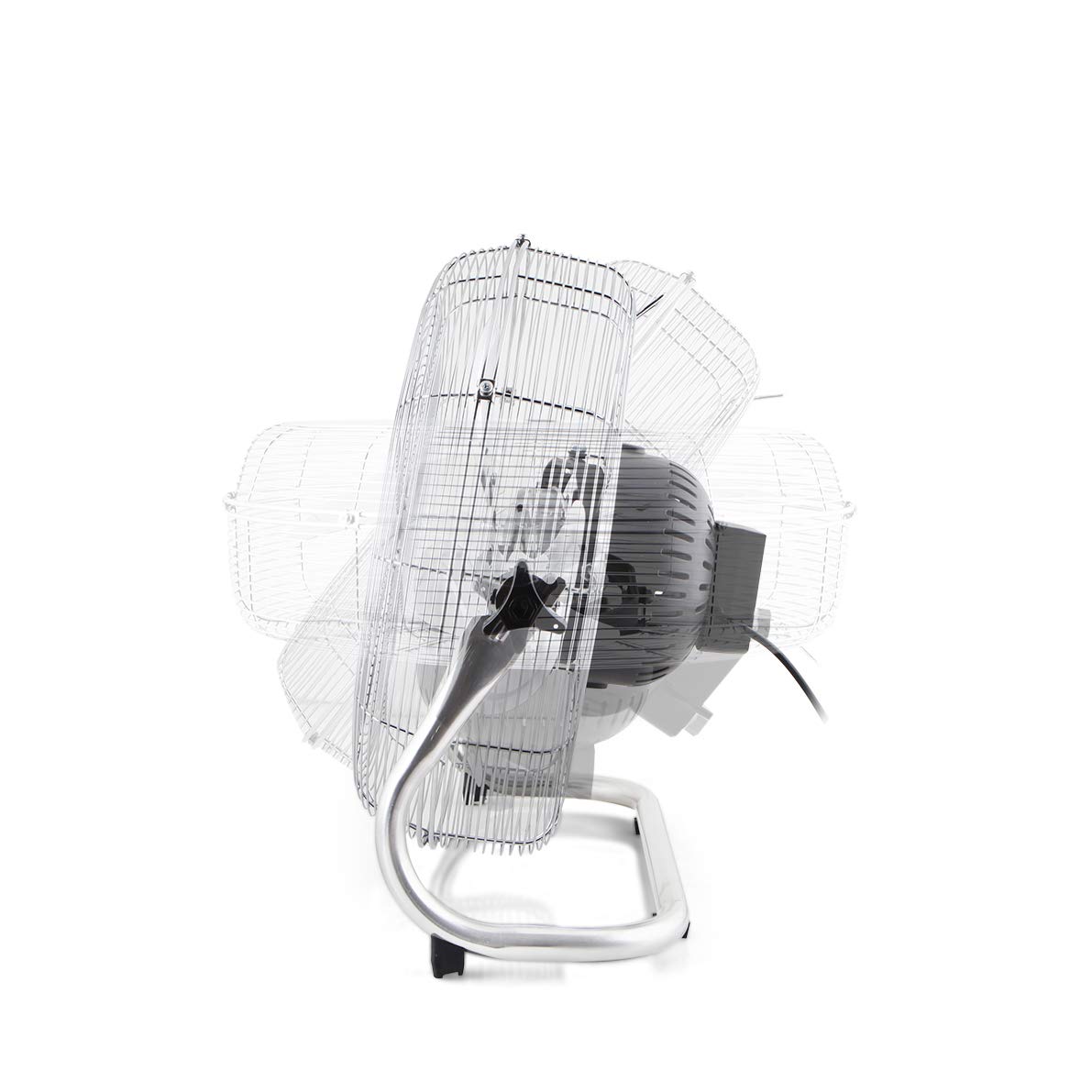 Orbegozo PWO 1947 - Ventilador industrial con movimiento oval, aspas de 45 cm de diámetro, 3 velocidades, inclinación regulable, recogecables, 120 W