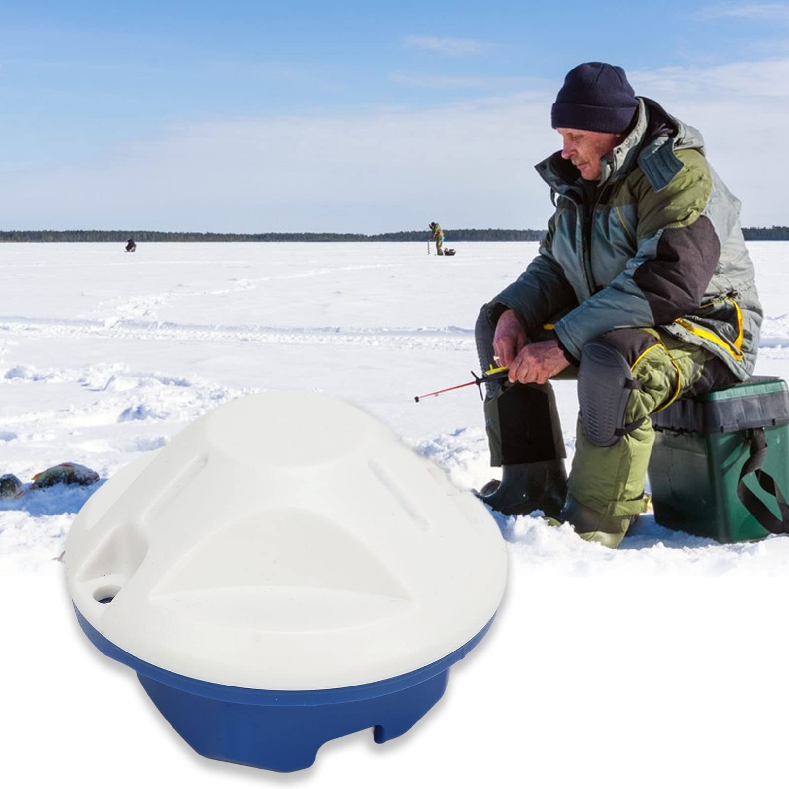 Tragbarer Fischfinder, Kabelloser Sonarsensor mit 23 Sprachen, 90-Grad-Erkennung für das Meeresangeln Im Ice Lake River