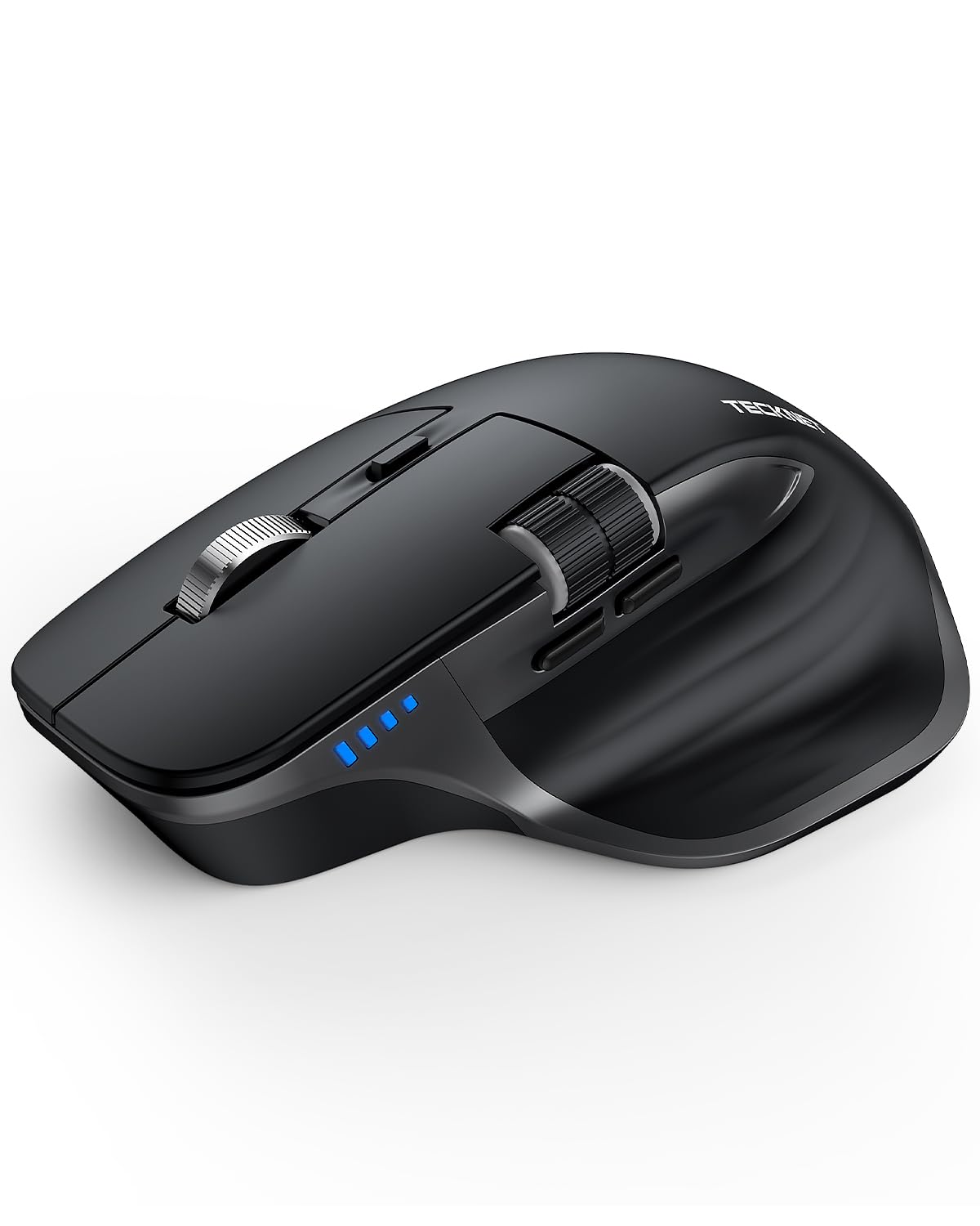 TECKNET Wireless Mouse Bluetooth Mouse BT5 0 5 0 2 4G Rechargeable 4800 DPI Ergonomic Optical Mouse with
