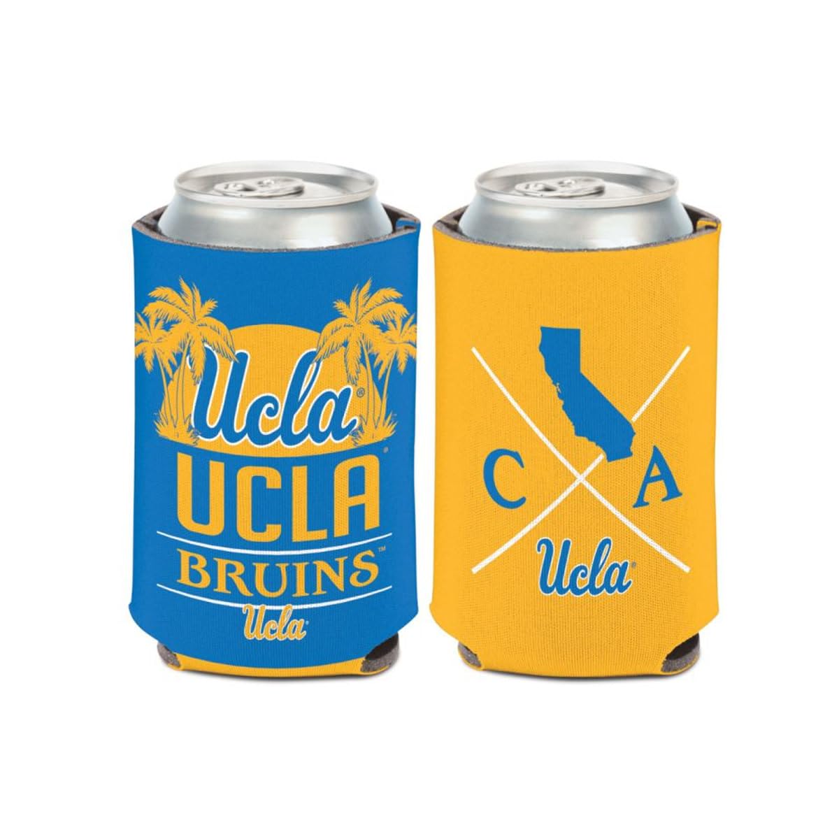 Fanatics UCLA Bruins Hipster/Logo Can Cooler 1-Pack 12 oz. (Foldable, 2-Sided Design)