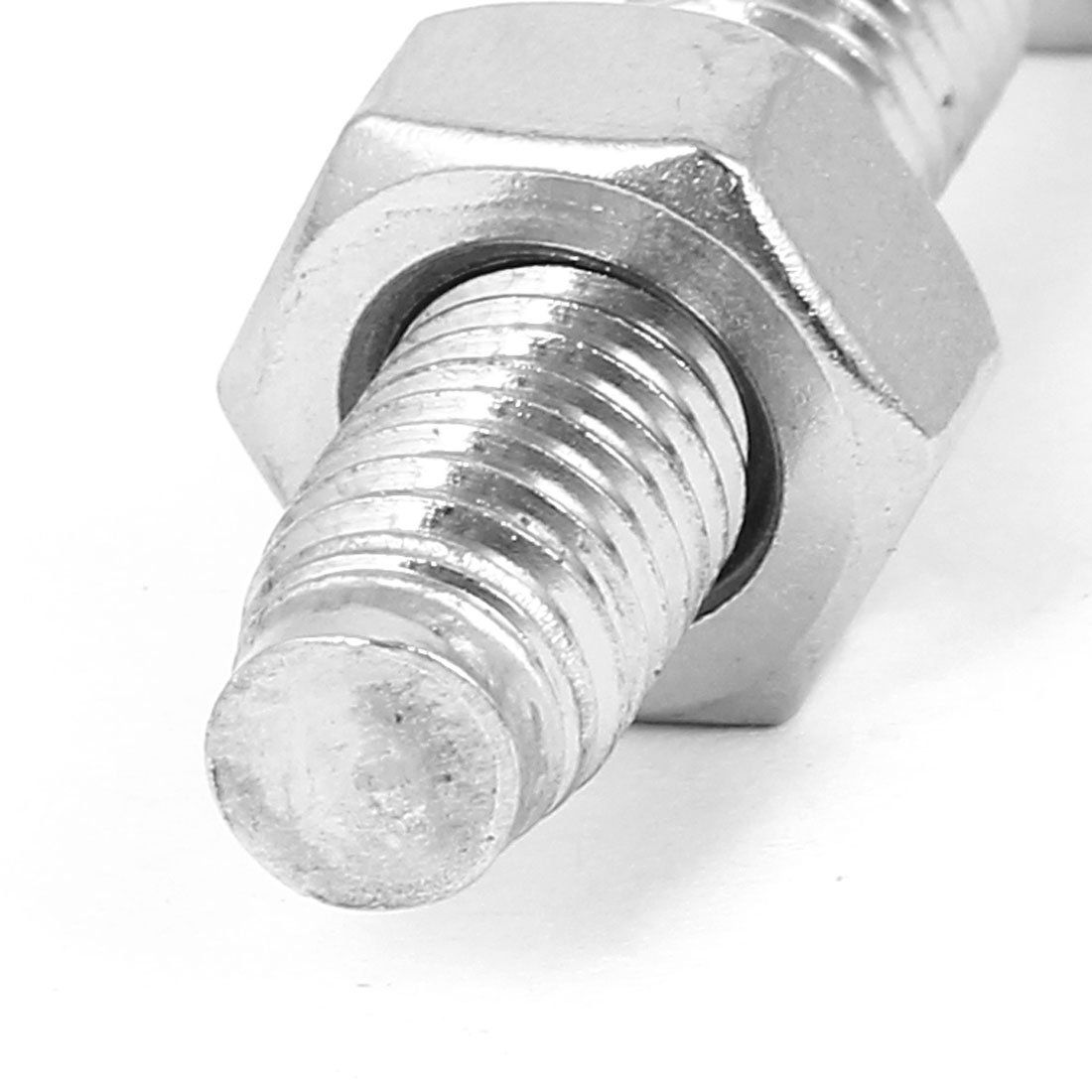 Aexit M10 Thread Anchors 304 Stainless Steel Car Repair Gecko Expansion Bolt Screw 80mm Expansion Anchors Long 4pcs