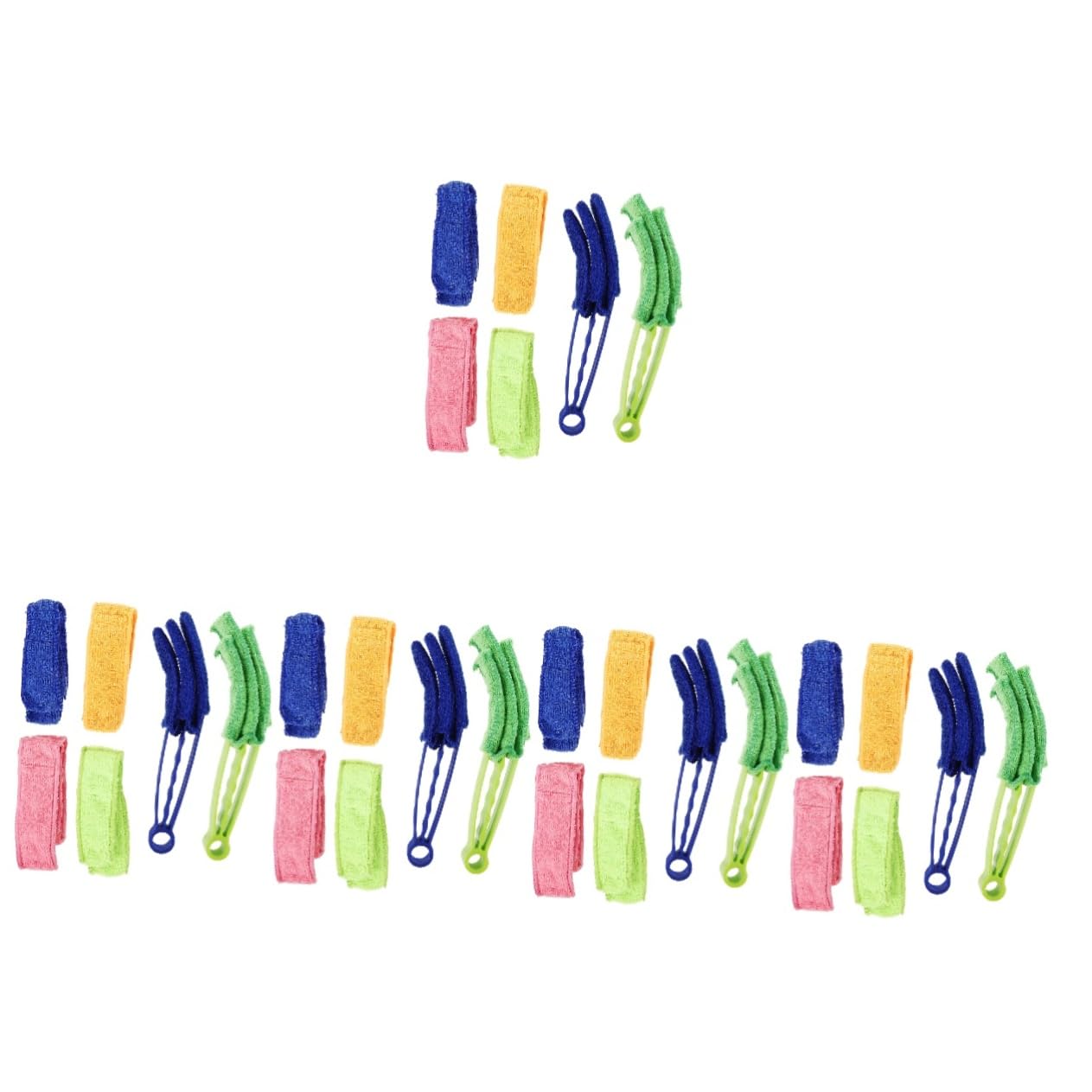 Uonlytech Cepillo De Limpieza para Persianas Cepillo De Aire Acondicionado Cepillo para Polvo Ciego Limpiador De Contraventanas Herramientas para Limpiar Persianas El Plastico