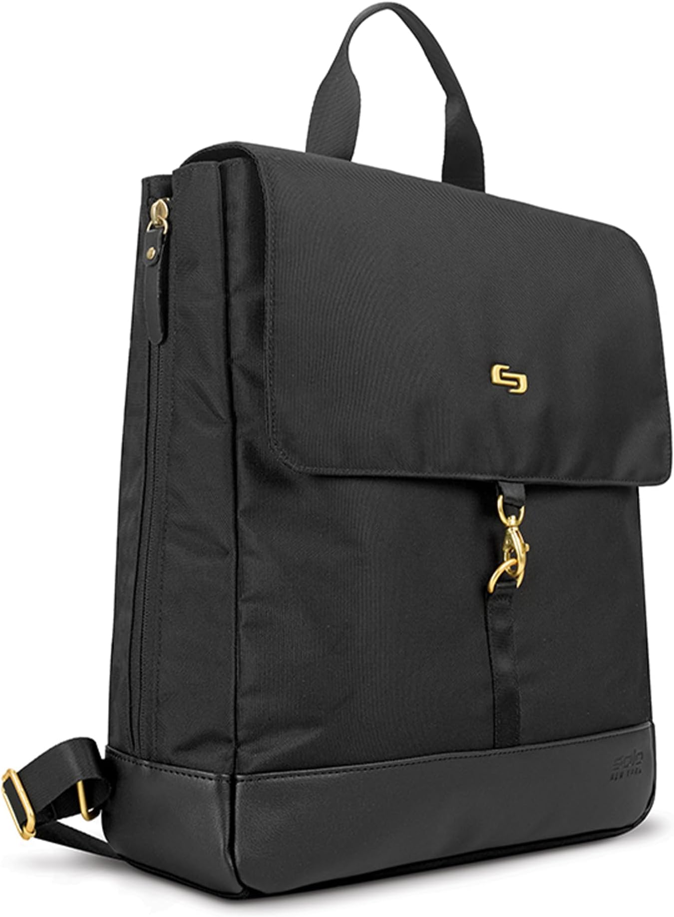 Hybrid Tote Backpack for Women - Tote Bags for Work & Travel, Laptop Purse with Padded Compartment, Professional Handbag, Adjustable Shoulder Strap, Fits 13.3" Computer - Austin, Black