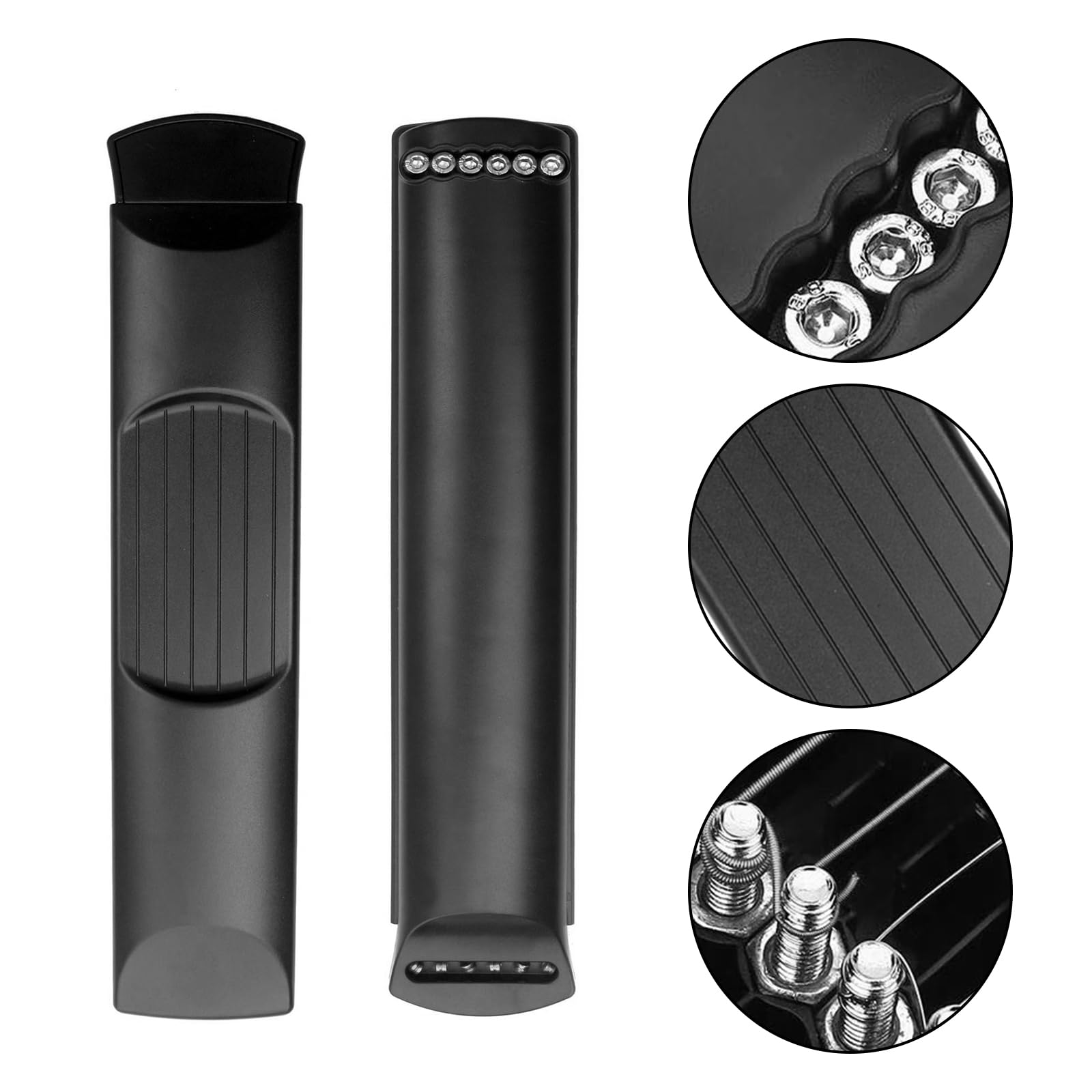 Musiin Pocket Guitar Fretboard Guitar Practice Neck,Portable 6 Fret Guitar Chord Practice Tool for new beginner(Black) - Image 3