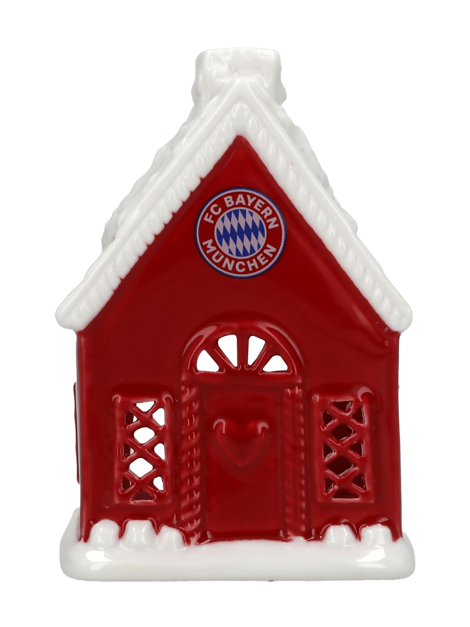 FC Bayern München I Teelichthaus Winter I Rot