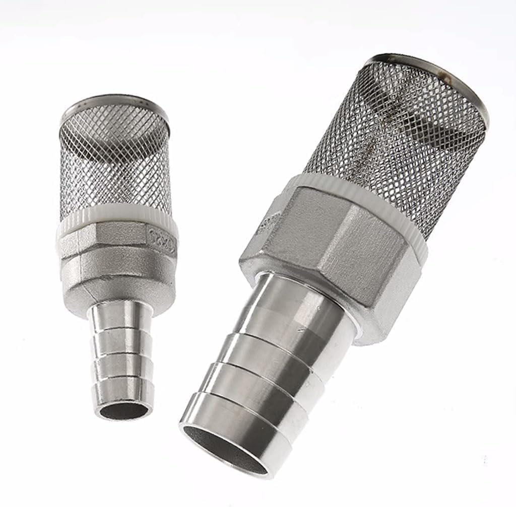 Garden hose filter,water filter pump, garden hose filter,water filter pump, 1pc 15mm 20mm 25mm 32mm Hose Filter Garden Irrigation Tube Car Wash Pump Stainless Steel Filter Net Mesh Water Filter(32mm)
