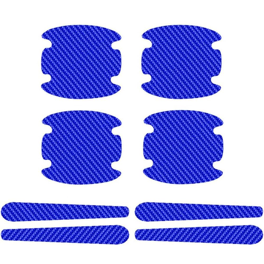 8 Pieces Car Door Handle Protectors for Buick Lacrosse 2004-2025, Car Door Handle Protectors Waterproof Anti-Scratch Sticker,D/Blue