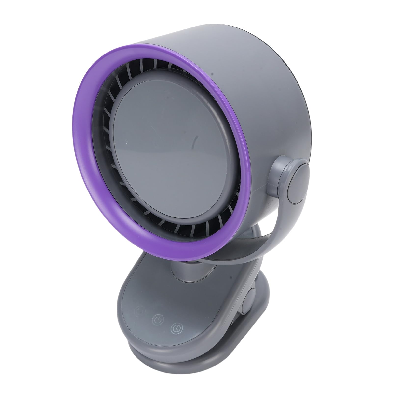 Efficiente Ventilatore da Tavolo Inclinabile 100 velocità Mini USB da Tavolo Montato a Parete Clip su Batteria da 4000 MAh Ventola di Raffreddamento Silenziosa Senza Lama per Sala Studio