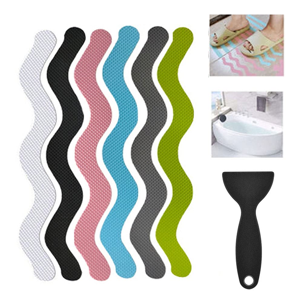 Adhésif Sécurité Salle De Bain Bandes Antidérapantes Transparentes Pour Baignoire Et Douche - Adhésives Et Invisibles Adhésif Sécurité Salle Bain Antidérapant