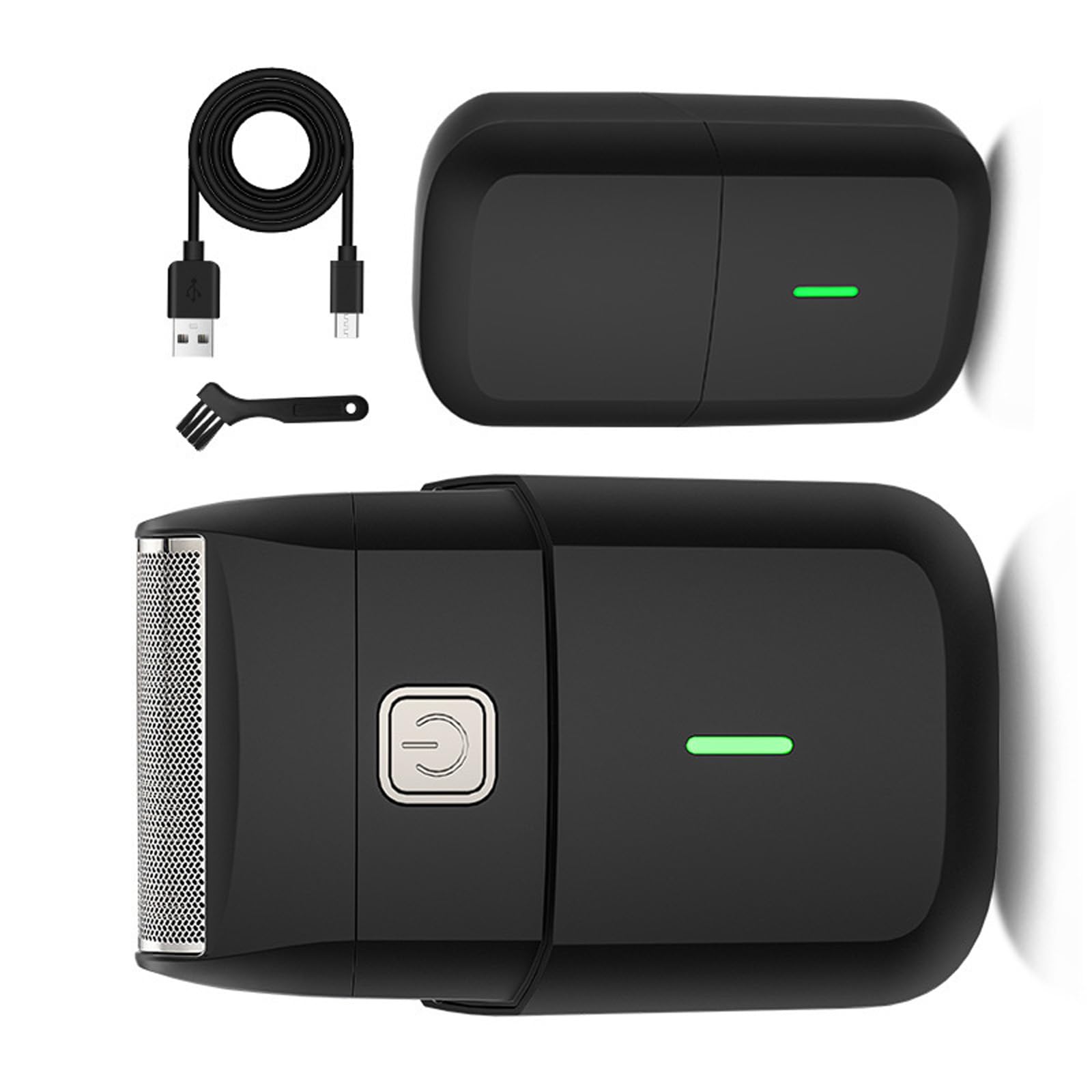 Rasoio elettrico singolo ergonomico con porta di ricarica USB Foil per la depilazione Batteria portatile a lunga durata senza fili.
