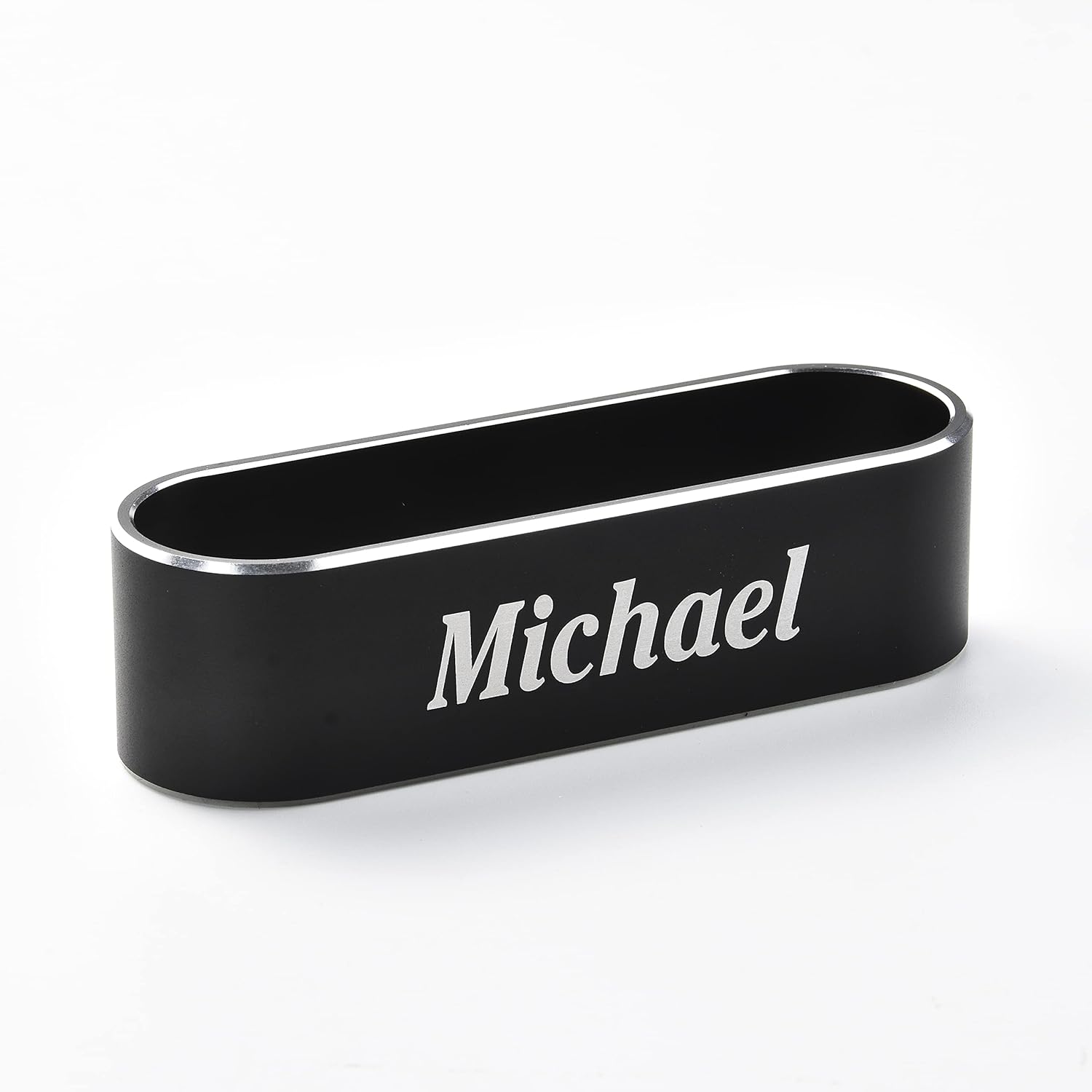 nyareka Custom Business Card Holder for Desk, Personalized