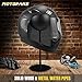 motofans® Helmet Stand Metal, Rotation Metal Stand Desktop Hanger Rack Helmet Stand Display for Motocycle Helmet, Caps,Hat, and Rugby Helmet