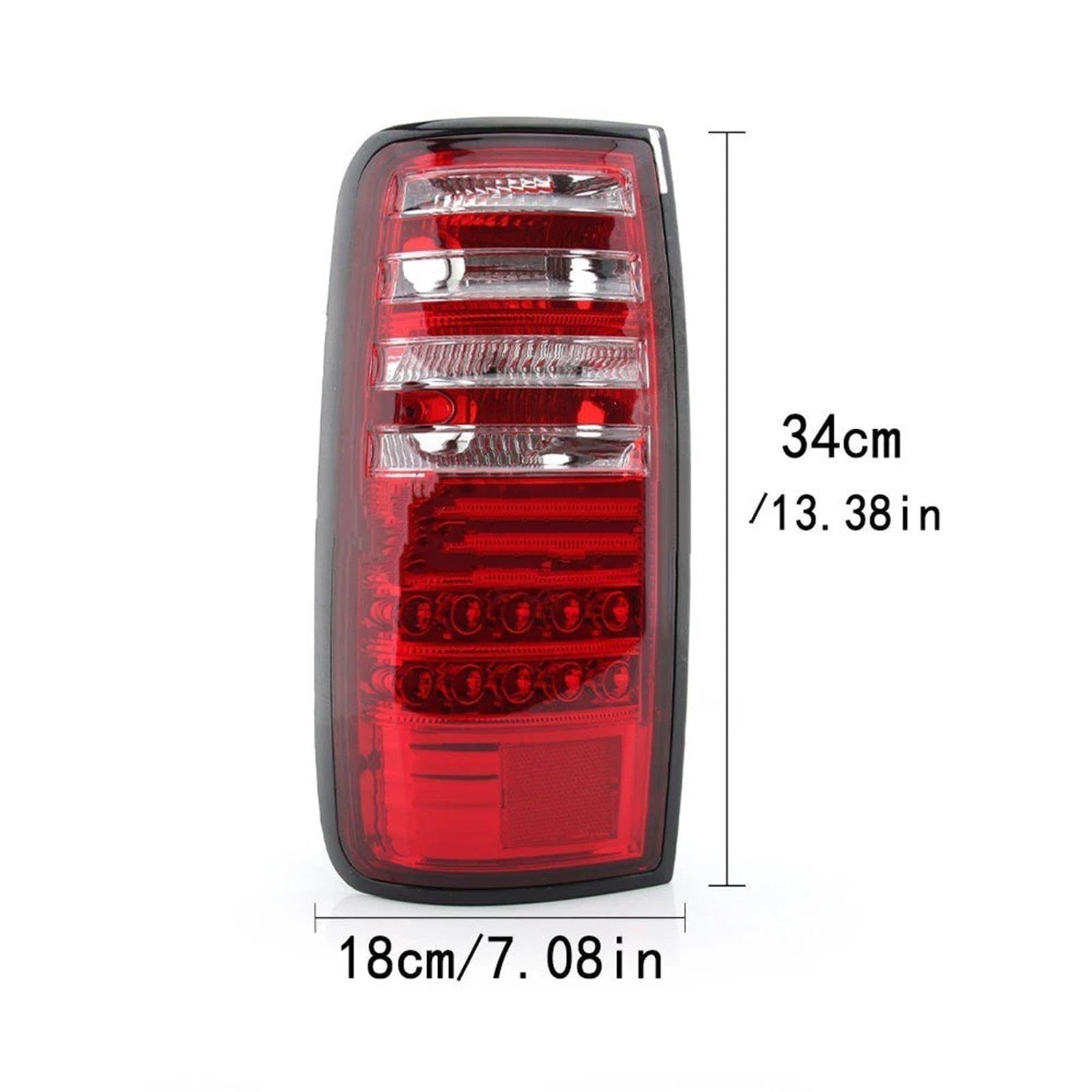 Genérico Luz Trasera Para Toyota Para Land Para Cruiser FJ80 1991-1997