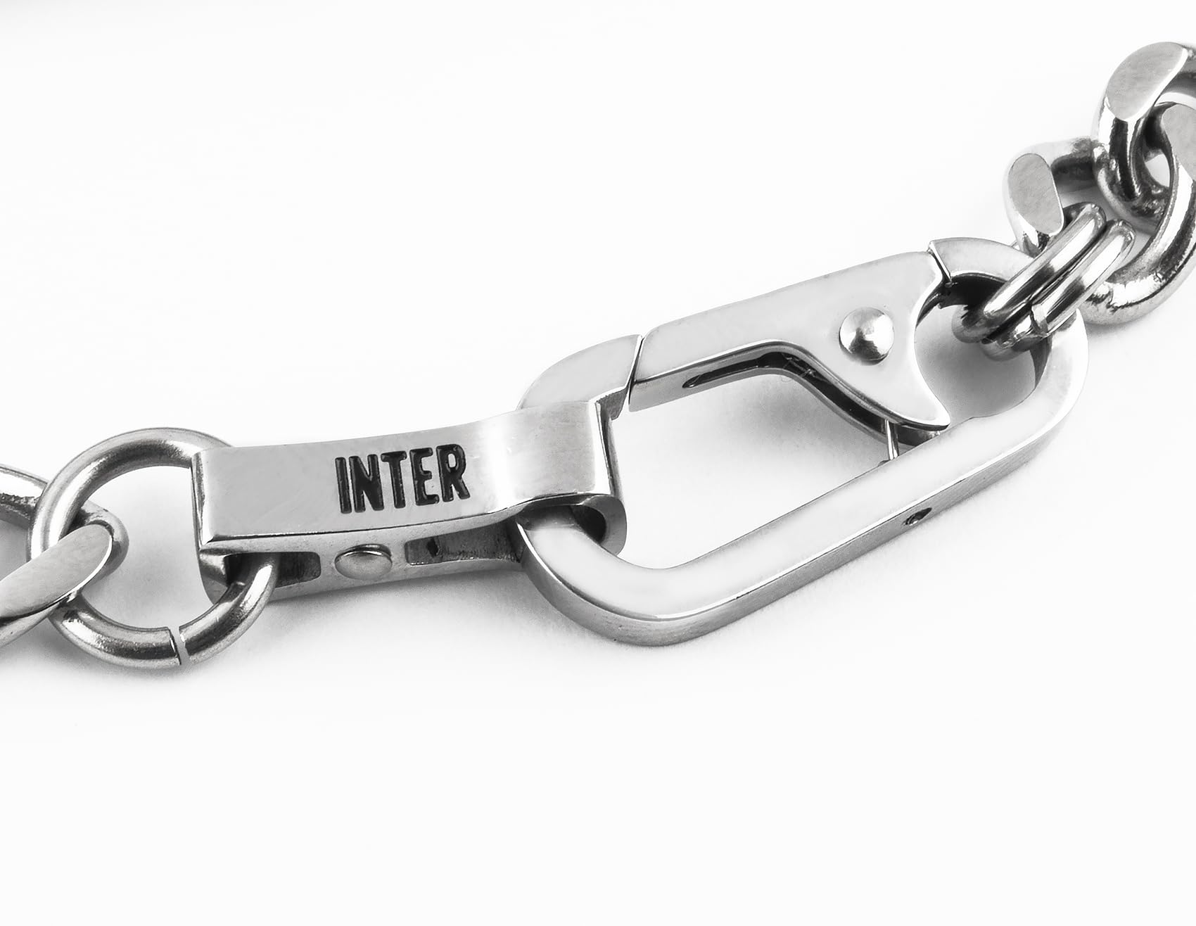 Inter F.C. Internazionale Collana, Acciaio regolabile, Uomo, Taglia Unica Regolabile
