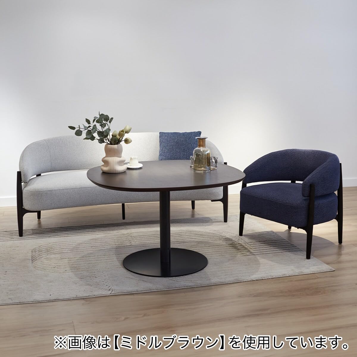 Amazon｜ニトリ(NITORI) リビングダイニングテーブル AW21 12070 LBR