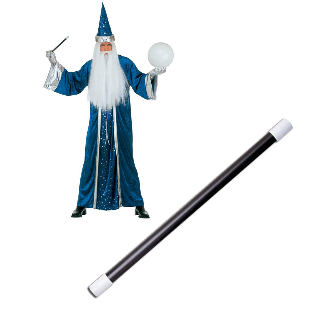 Zauberstab Für Magier - 26 Cm Kunststab Als Kostümzubehör Für Karneval & Show