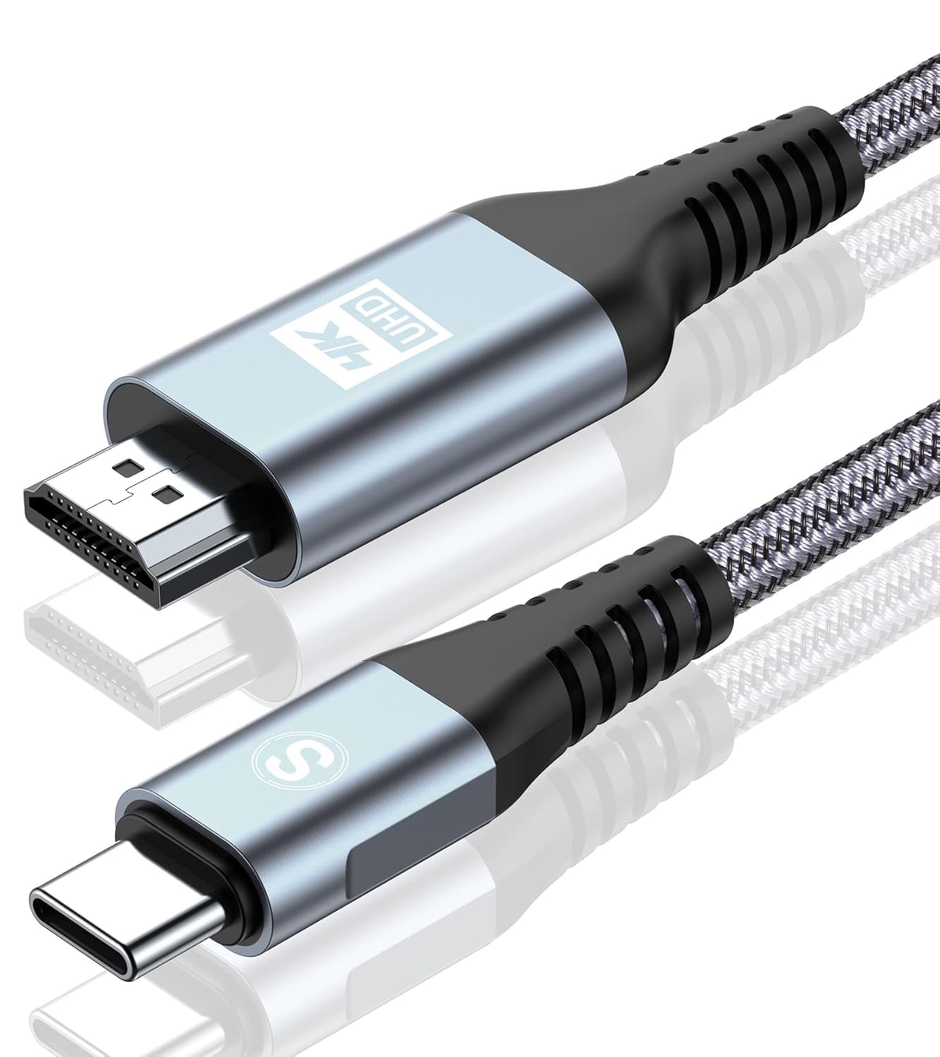 SWECENT Cavo da USB C a HDMI 4K, cavo da USB tipo C a HDMI [compatibile con Thunderbolt 3/4] per MacBook Pro/Air, iPad Pro/Air, iMac, Samsung S23 S22 S21 S20 S10 Ultra, Surface, XPS, ecc.6m