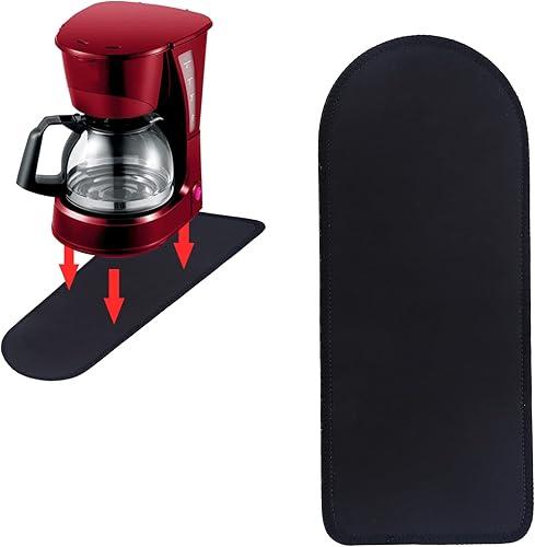 Degpum Tapete para cafetera para cafetera, deslizador de electrodomésticos de cocina, control deslizante para encimera de cocina, accesorios para