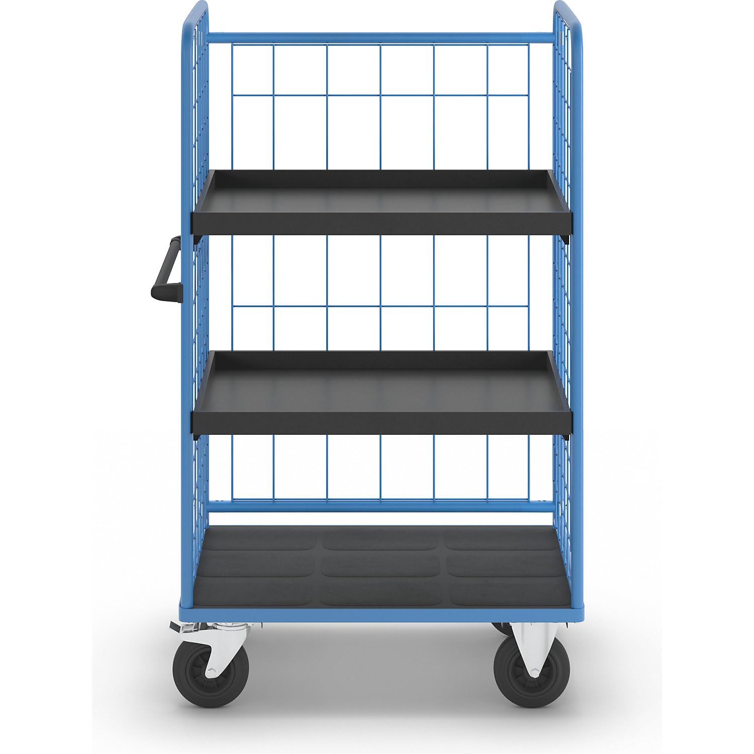 eurokraft Pro | Chariot à tablettes à Trois côtés grillagés