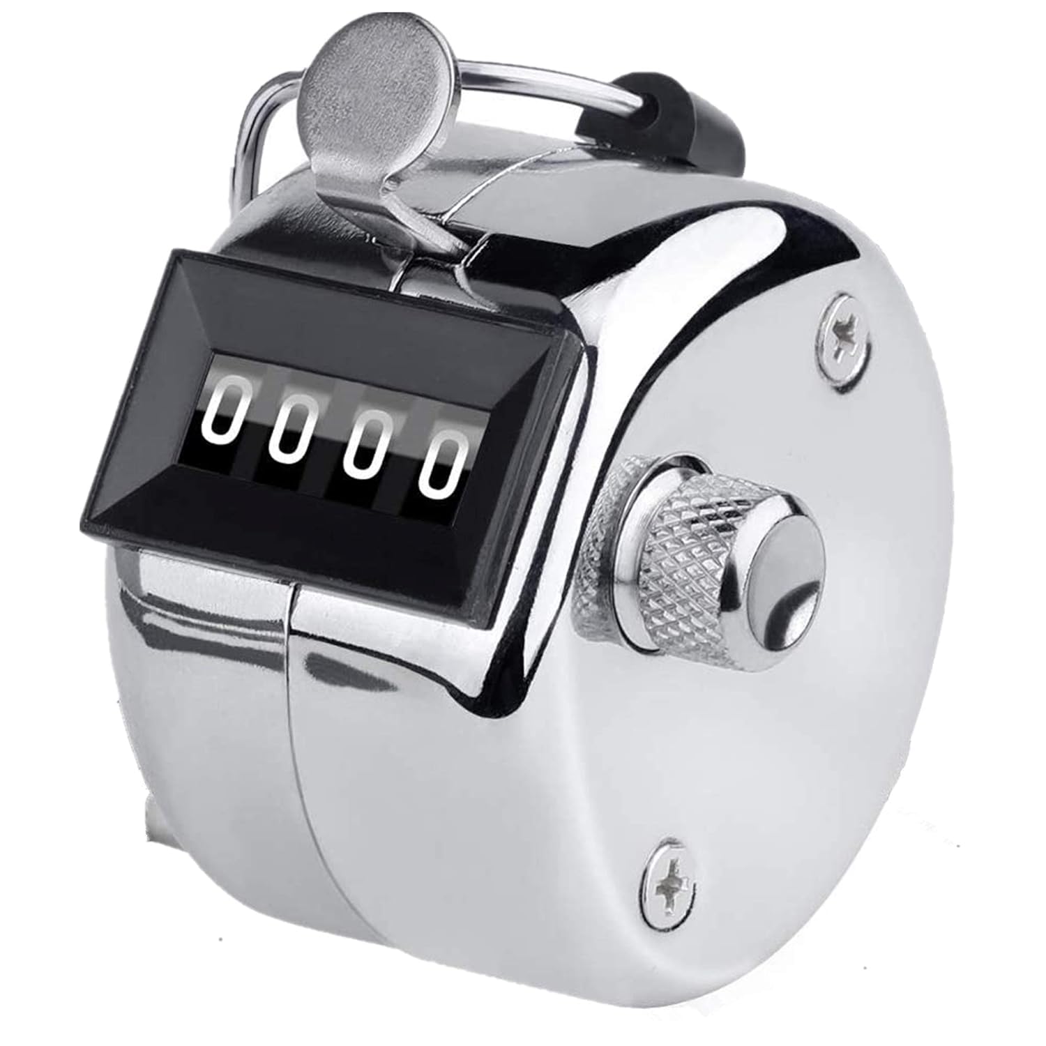 Bluedeal Metal Budget Hand Tally Counter | 4-Digit Clicker, Finger Ring, Silver, Row Counter, Golf Clicker, Lap Counter, Knitting Tally | (B0CXJGJFP9) Amazon Price History, Amazon Price Tracker