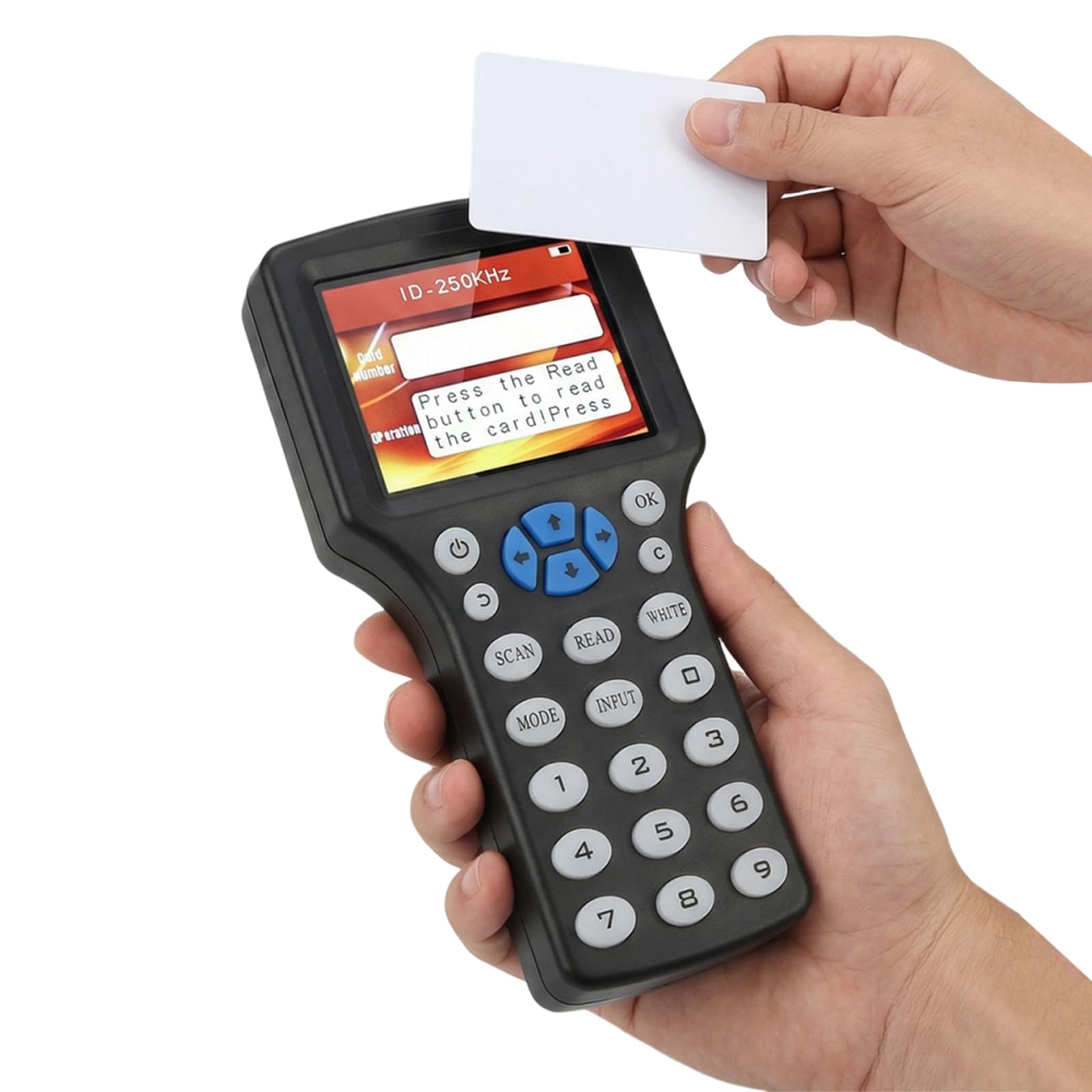 10 wielu częstotliwości RFID kopiarka 13,56 MHz czytnik RFID duplikator z USB HD 3,2-calowy kolorowy ekran do identyfikatora/IC/karty zbliżeniowej