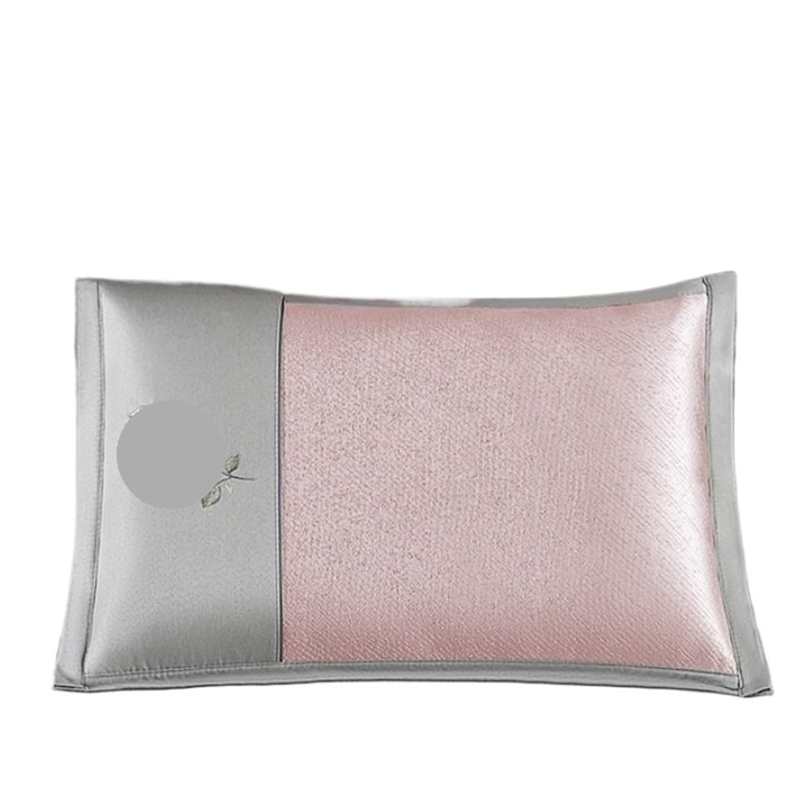 PJFCEWFDGX 1PCS Spring And Summer Embroidered Ice Vine Cool Pillow To Help Sleep Dormitory Silk(Style 2)