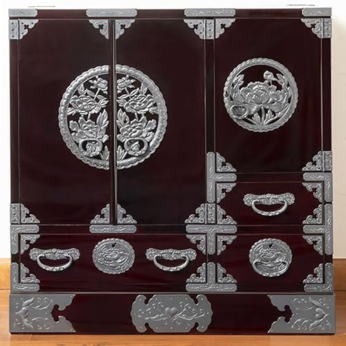 仙台箪笥 帖面箪笥 木地呂漆塗り (申込書返送後、3ヶ月〜8ヶ月程度でお届け)