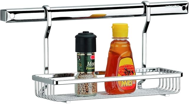 Suporte Retangular Piatina Plus, 28 x 12,5 x 18 cm, Aço Inox, Brinox
