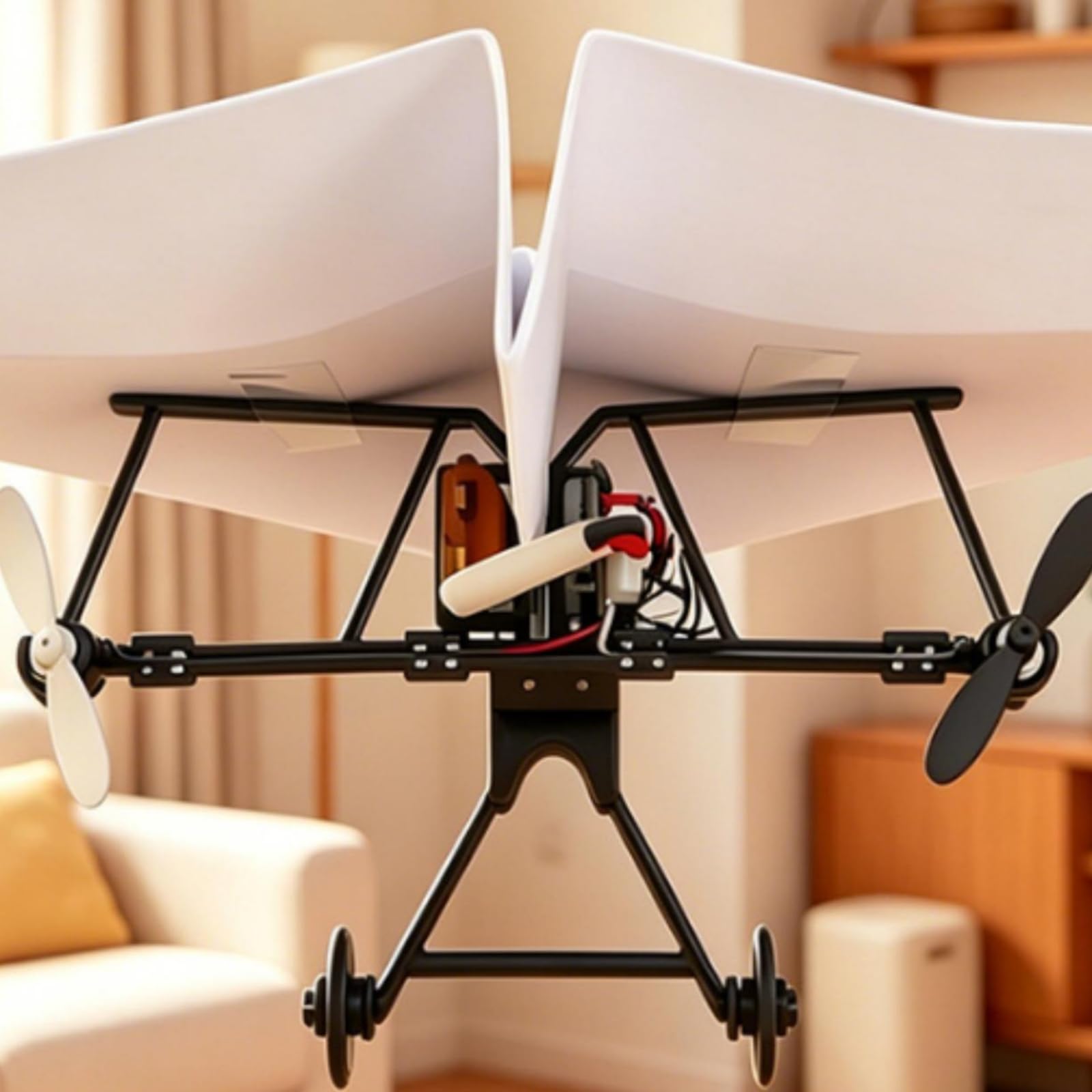 Aereo con lecomando Leggero, 3 Batteria