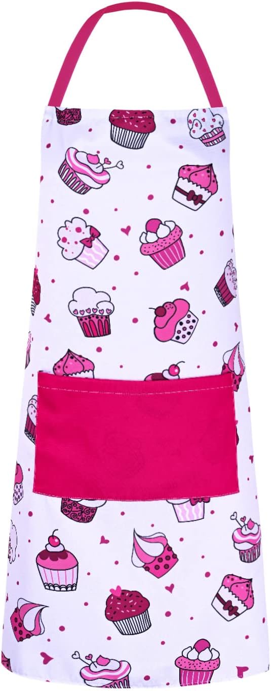 Cupcake Apron for Women Baking Apron for Women with Pockets